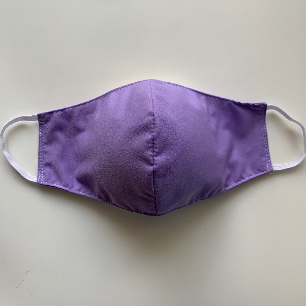 Purple 3-Layer Face Mask